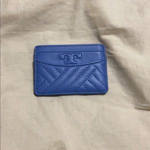 Light Blue small card holder.